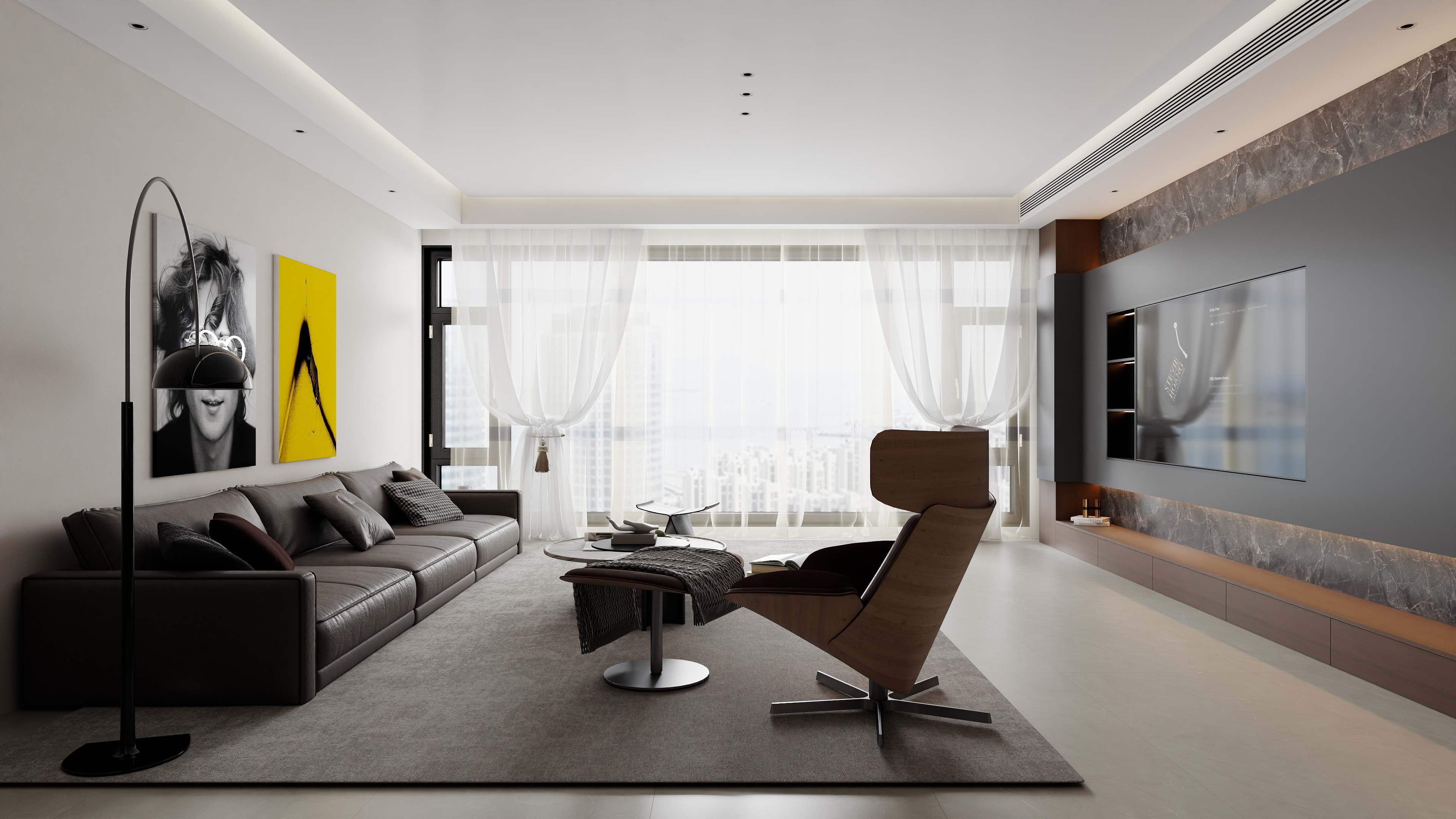 宇辰装饰.小孟-混搭客厅案例-装修设计方案