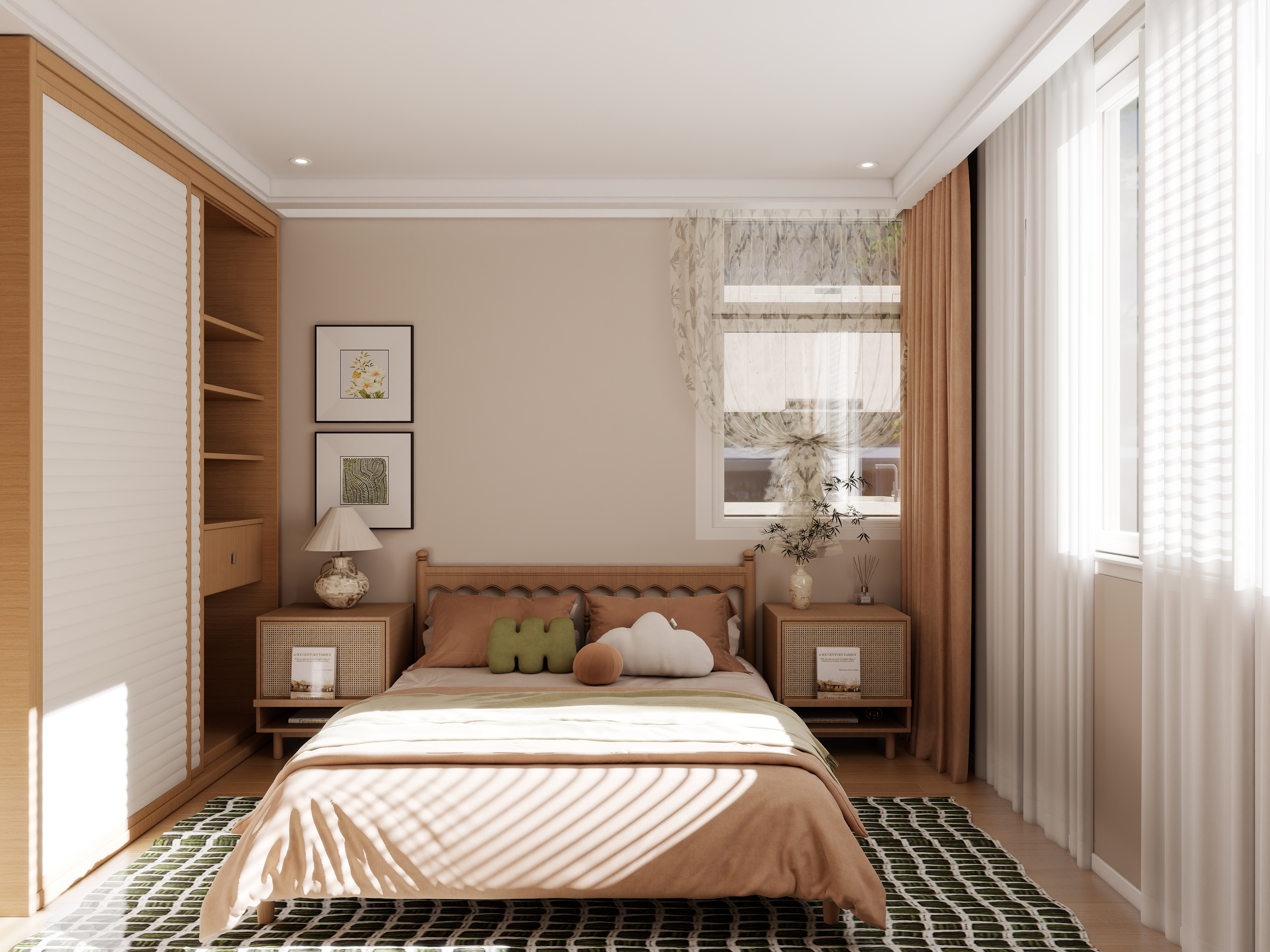 曾如意-新加坡现代简约126㎡6室装修效果图