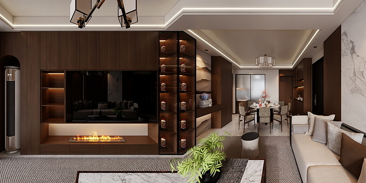 星雨视觉-春风里中式-装修设计方案