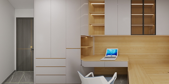 定制设计_张工-万科天空之城38座2单元1603副3-装修设计方案