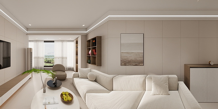 為你設计效果-玫瑰园A8栋1单元01户型-装修设计方案