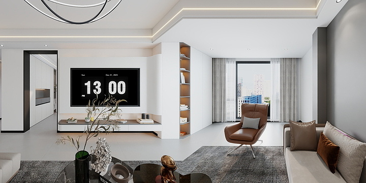 黄康-现代简约黑白灰-副本-装修设计方案