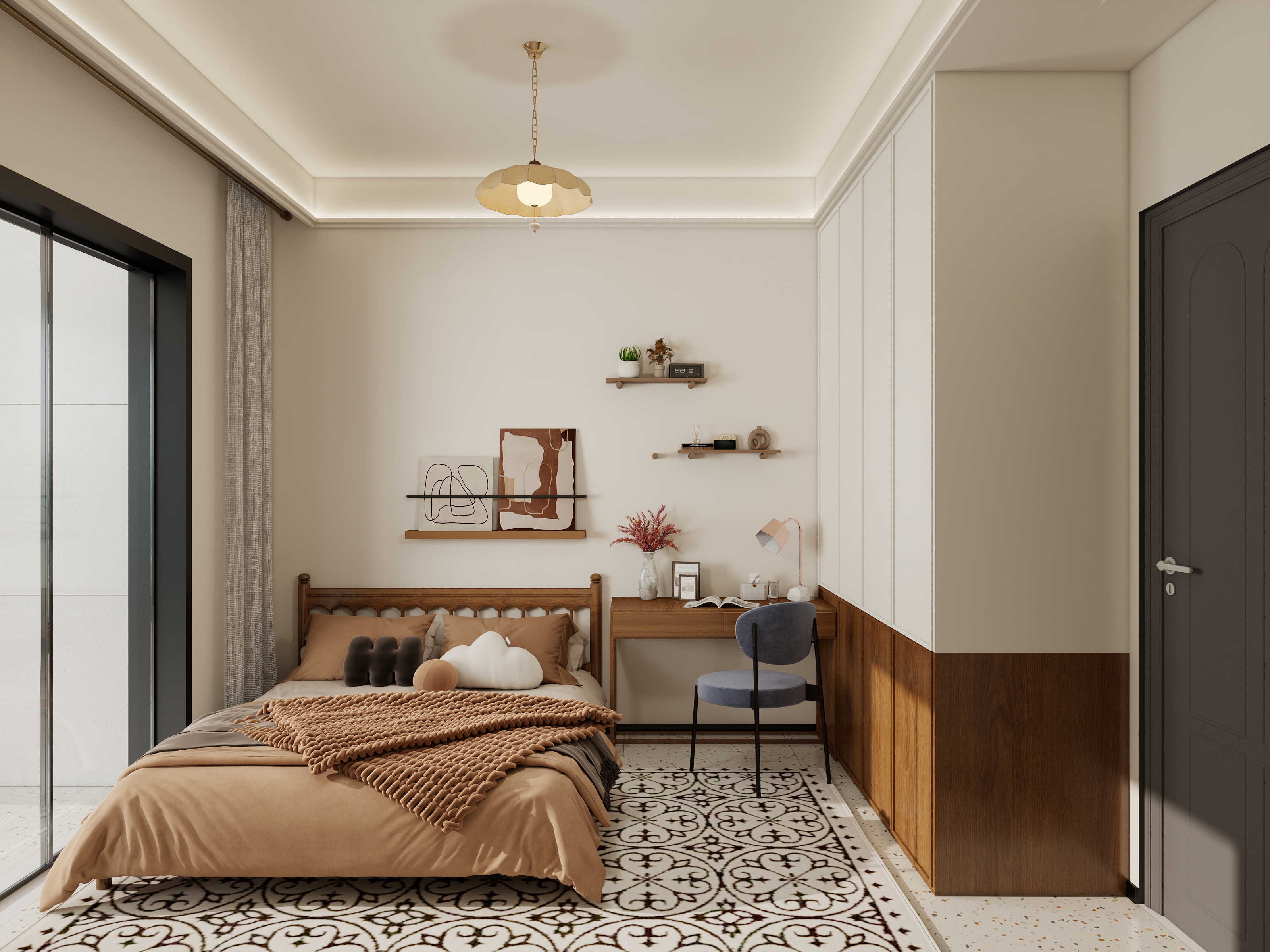 多哆同学-110㎡3室-装修设计方案