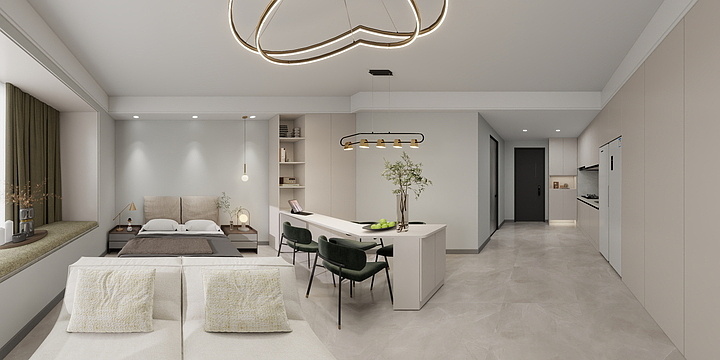 西安全案设计王磊-卓越坊（改）-装修设计方案