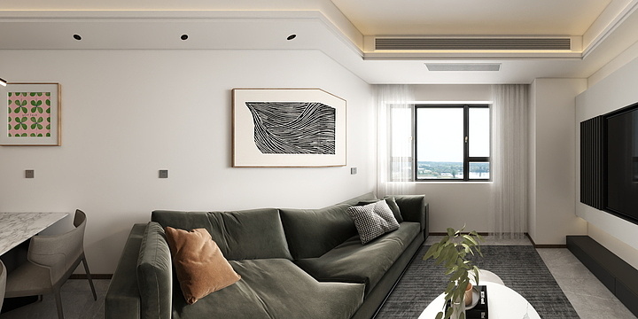 迎通装饰-友来设计-新筑新城88户型-装修设计方案