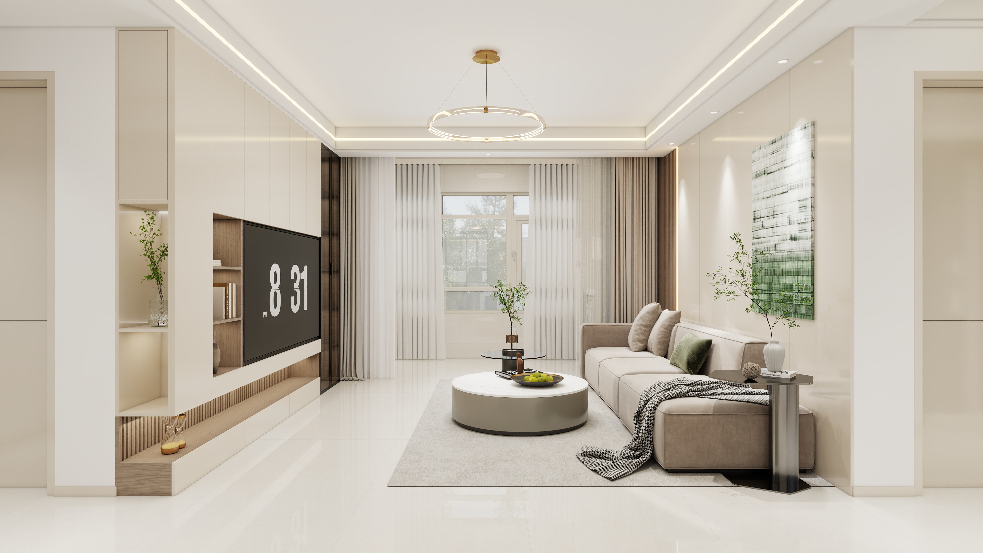 画巢设计工作室-花语江南三室两卫现代轻奢-装修设计方案