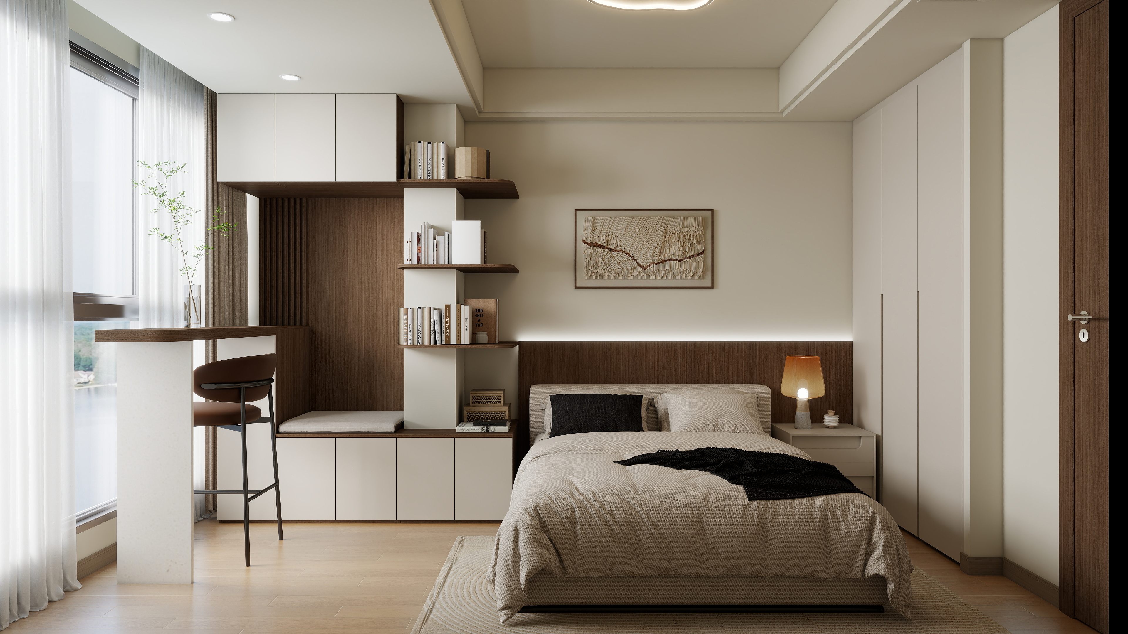 春天YhxU-海潮雅园方案√-装修设计方案