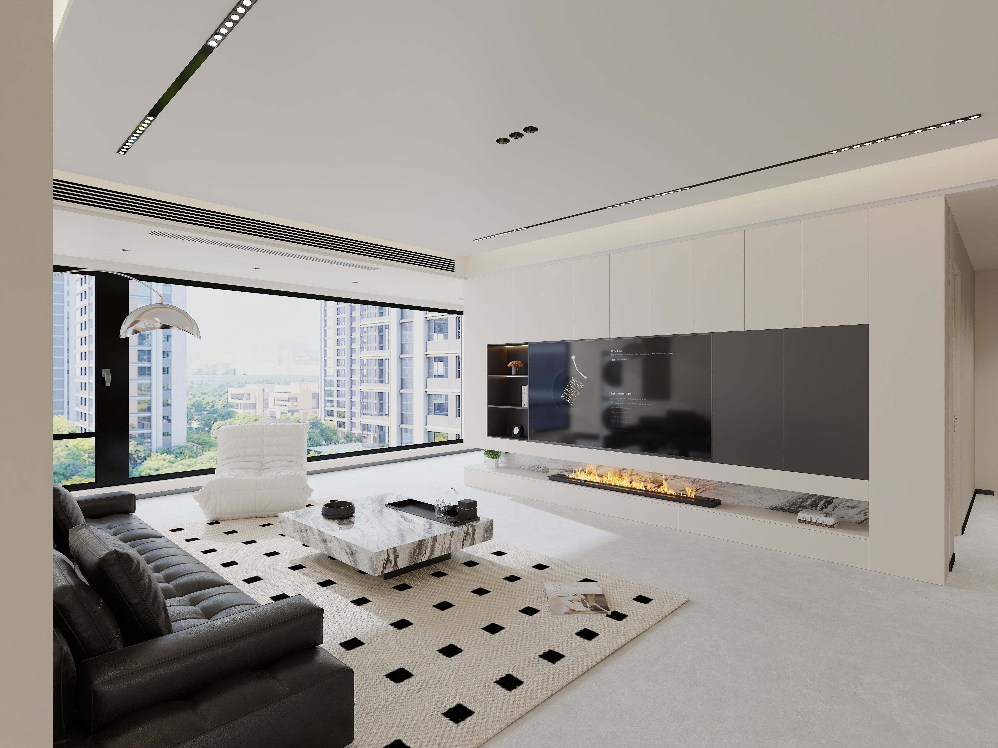 一风效果-159㎡4室-装修设计方案