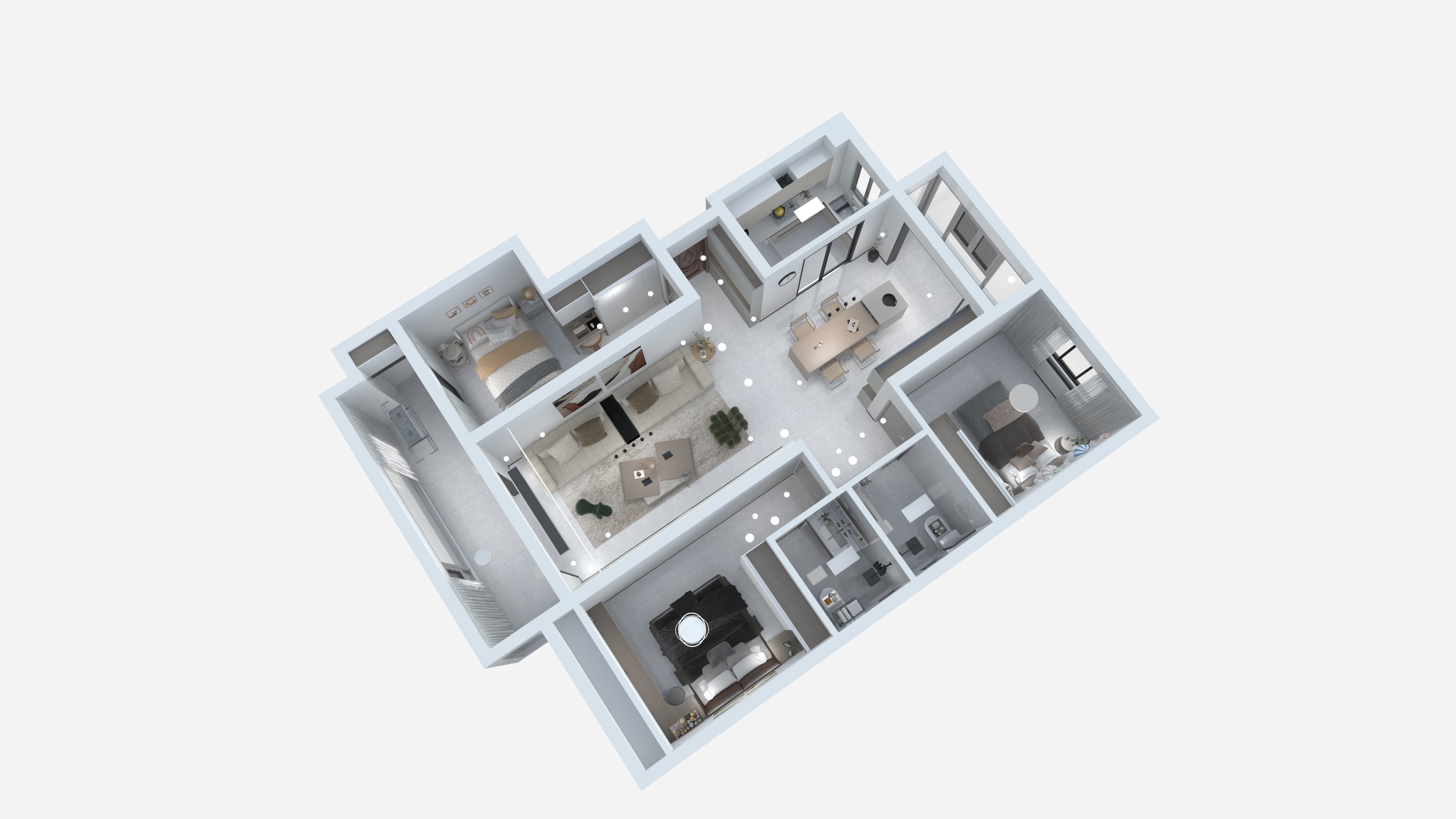 刘秋男-晶宫和府23-801-装修设计方案