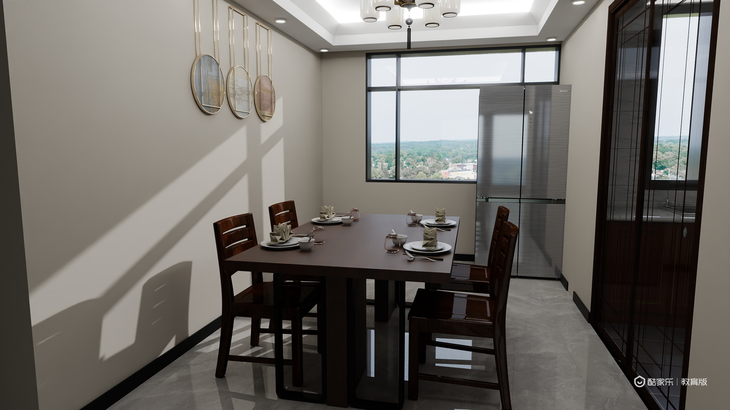 1783*GEUQ-平顶山工业职业技术学院   孔耀星装修效果图