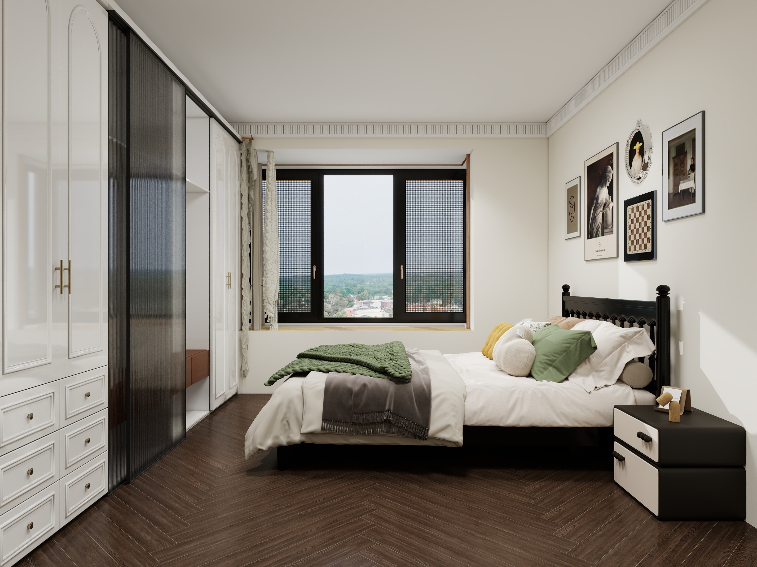 RS设计-明信天府—法式中古风装修效果图