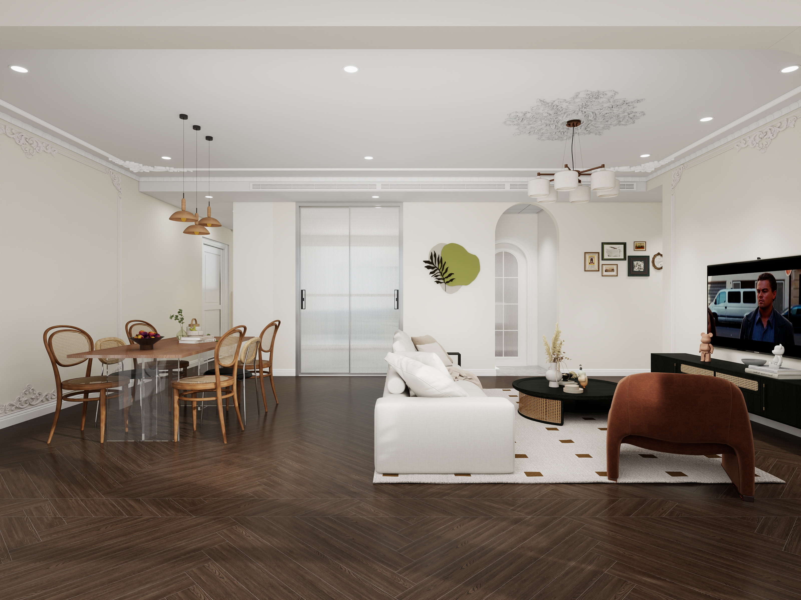 RS设计-明信天府—法式中古风装修效果图