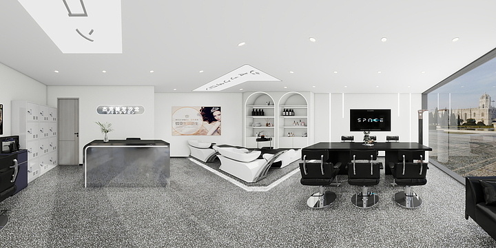 设计D.-理发店-装修设计方案