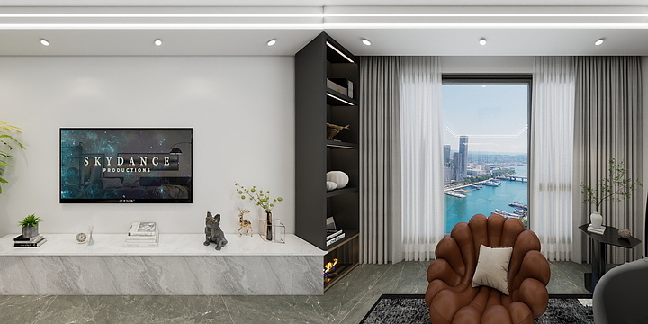 文灿全案高端设计-归云苑120平-装修设计方案