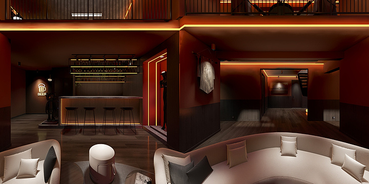 设计小小杨-金辉世界城D区-休闲聚所-装修设计方案