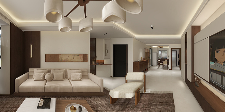 鲸鱼鲸落-仁恒上元宋氏-装修设计方案