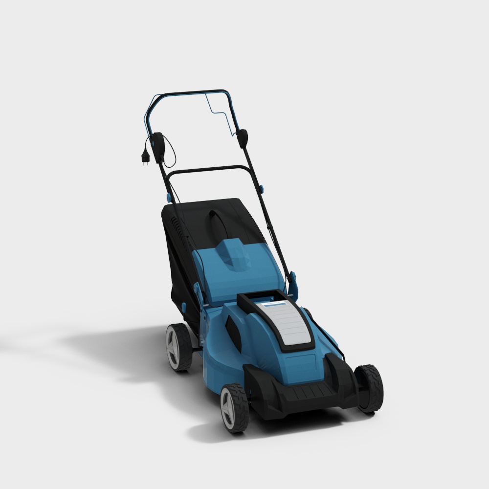 现代除草机3D模型