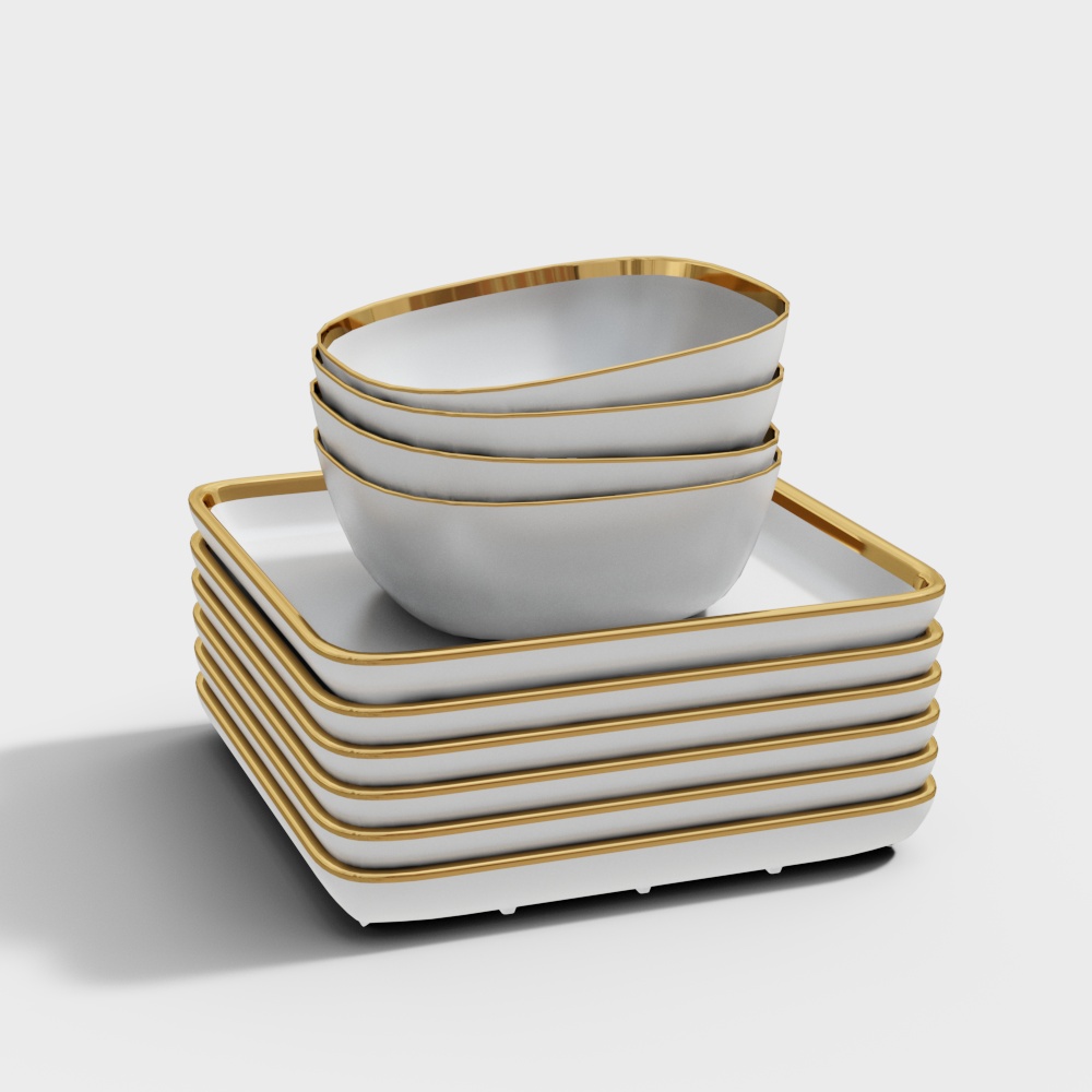 碗3D模型