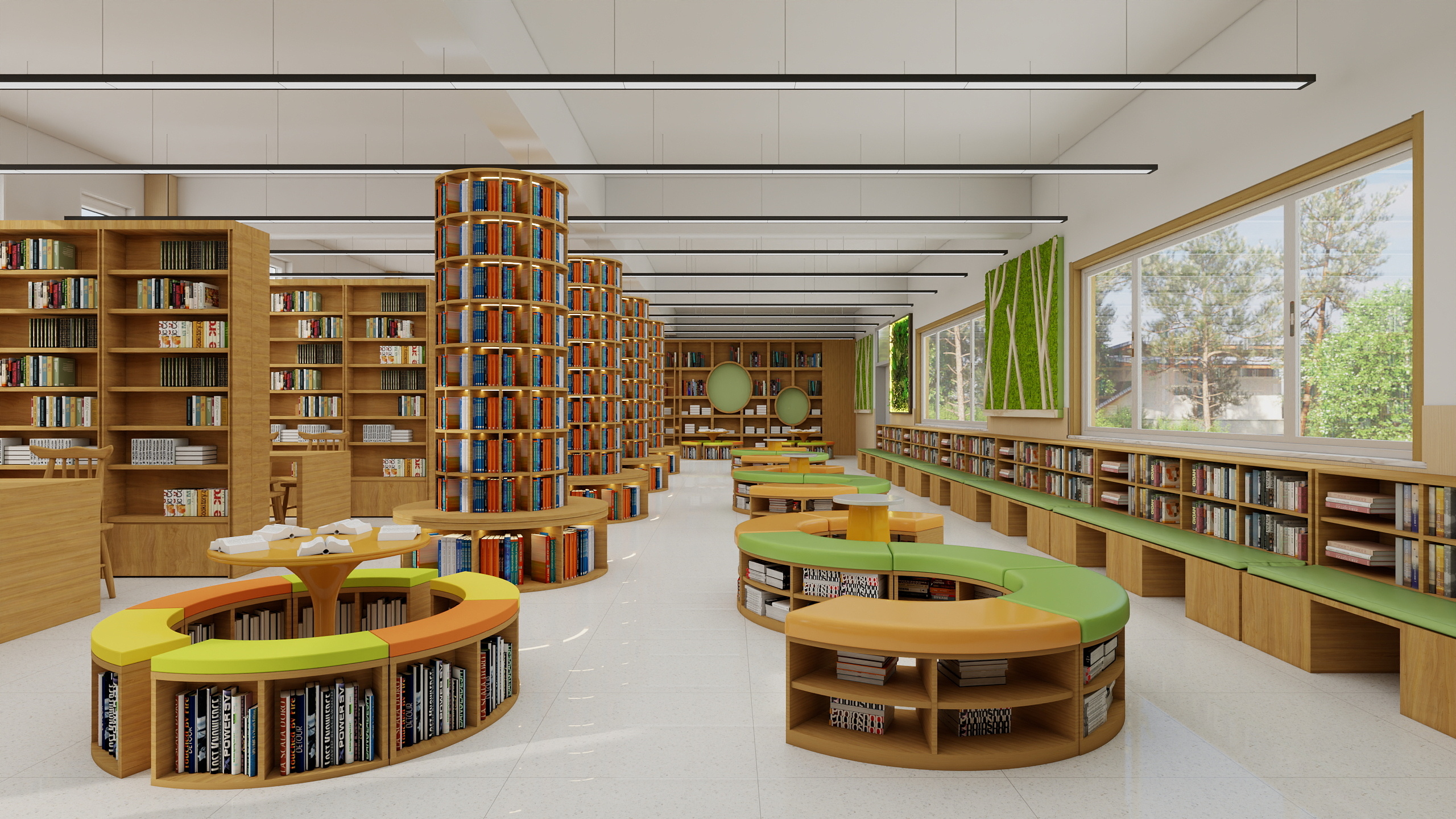 中川设计-三沙源图书馆-装修设计方案