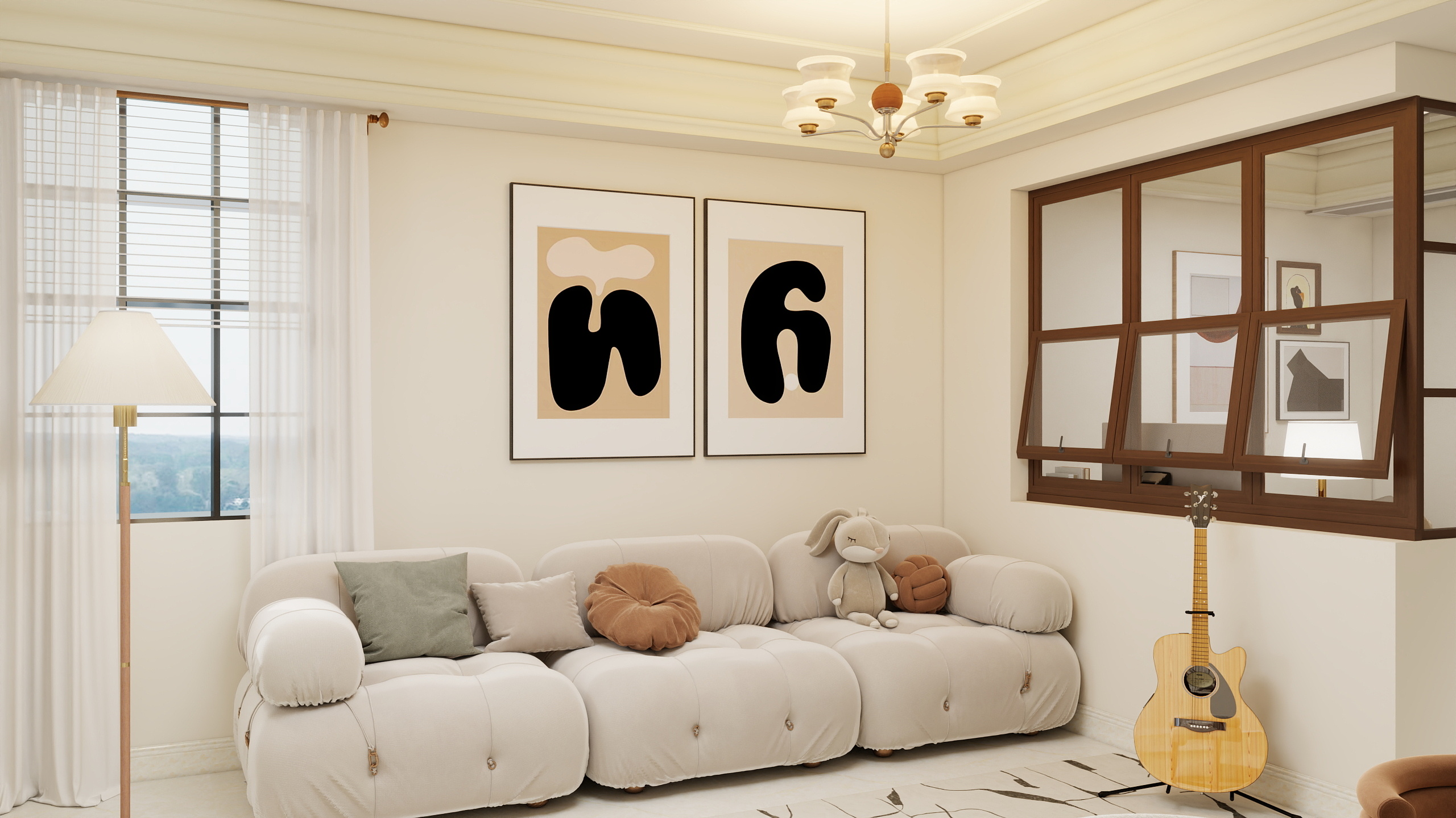 zmjjxy-小区房59㎡2室-装修设计方案