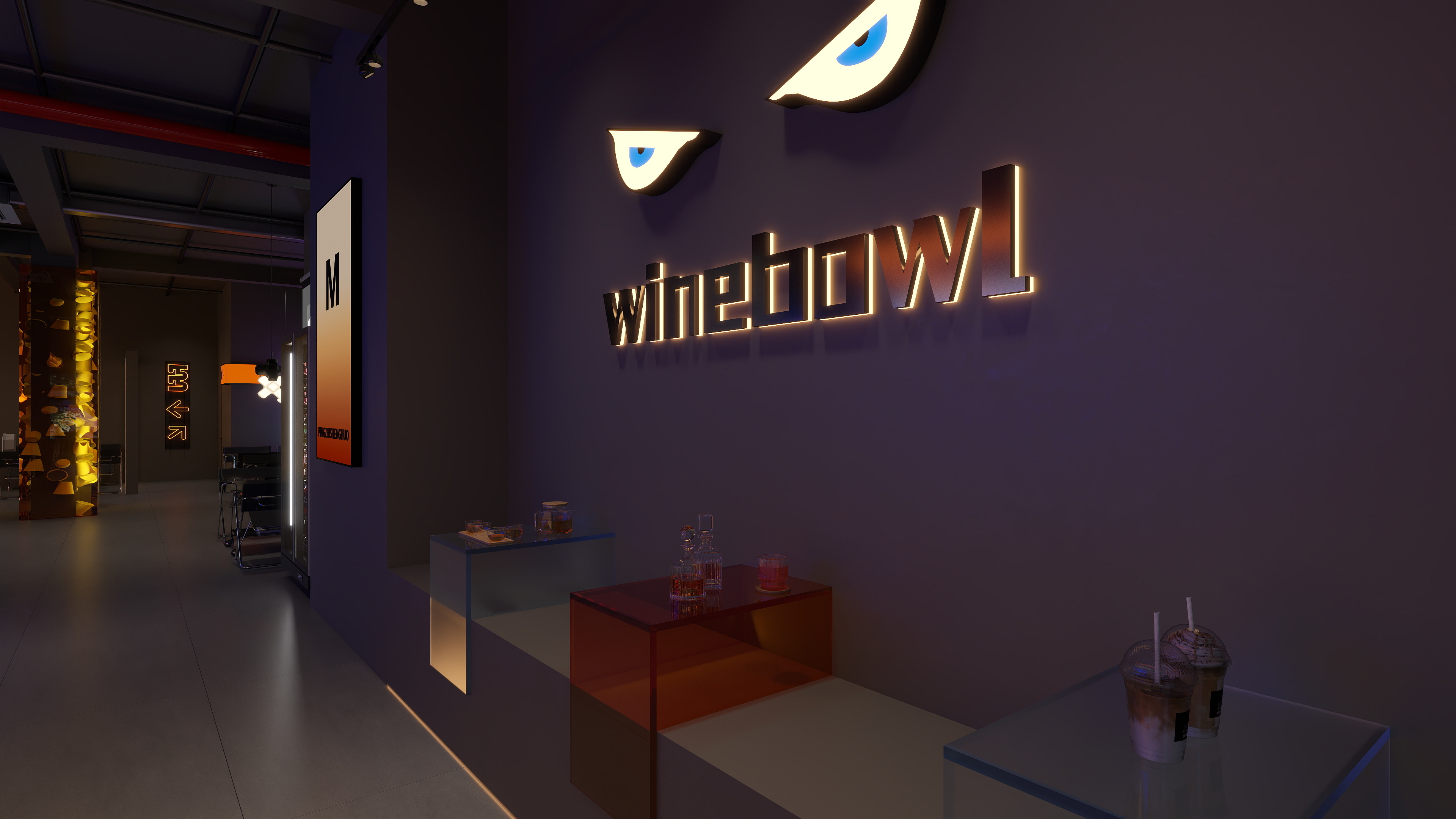 张雪松-100平酒吧设计-装修设计方案