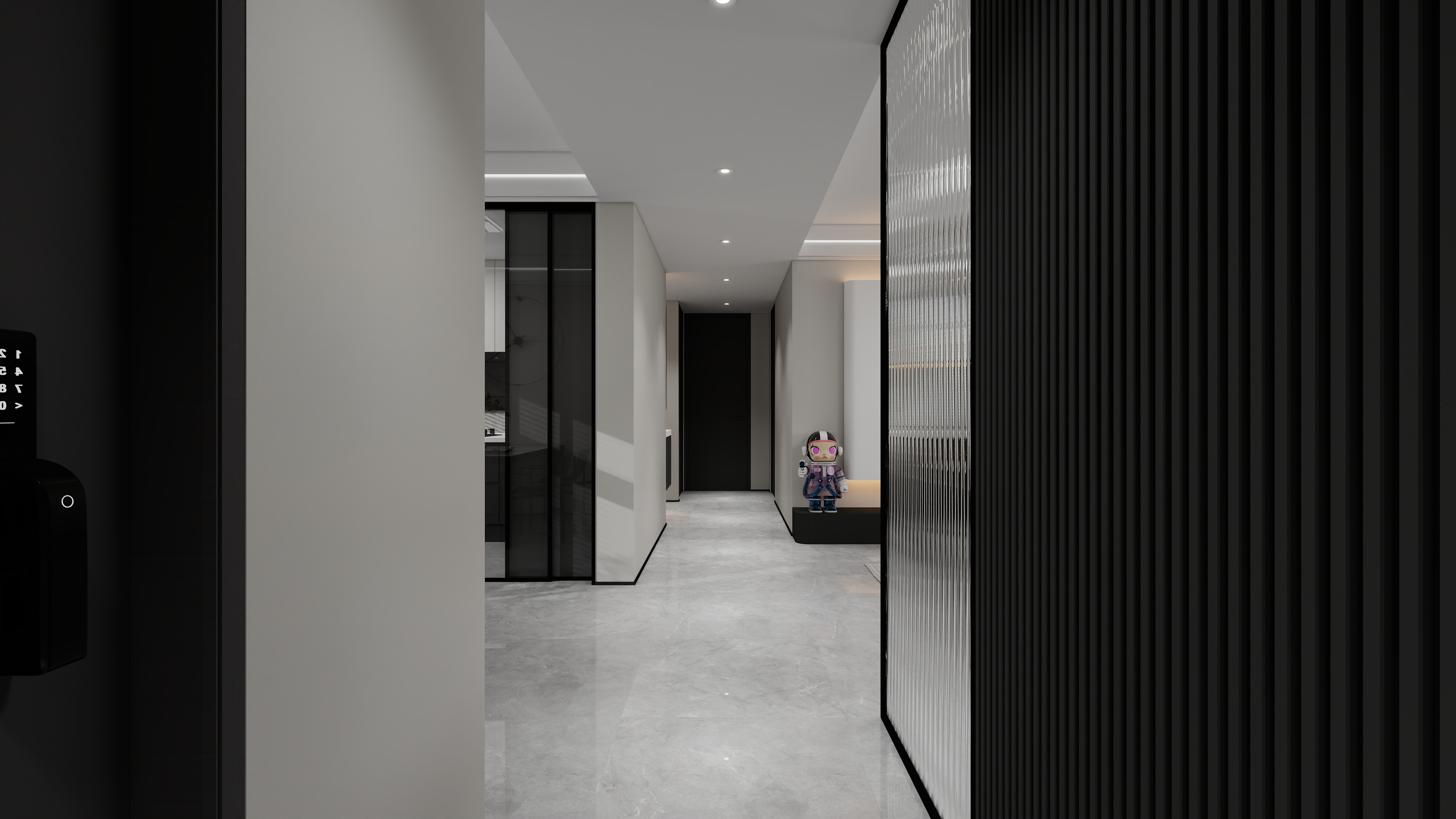 设计师丨胡月平-现代简约120㎡4室装修效果图