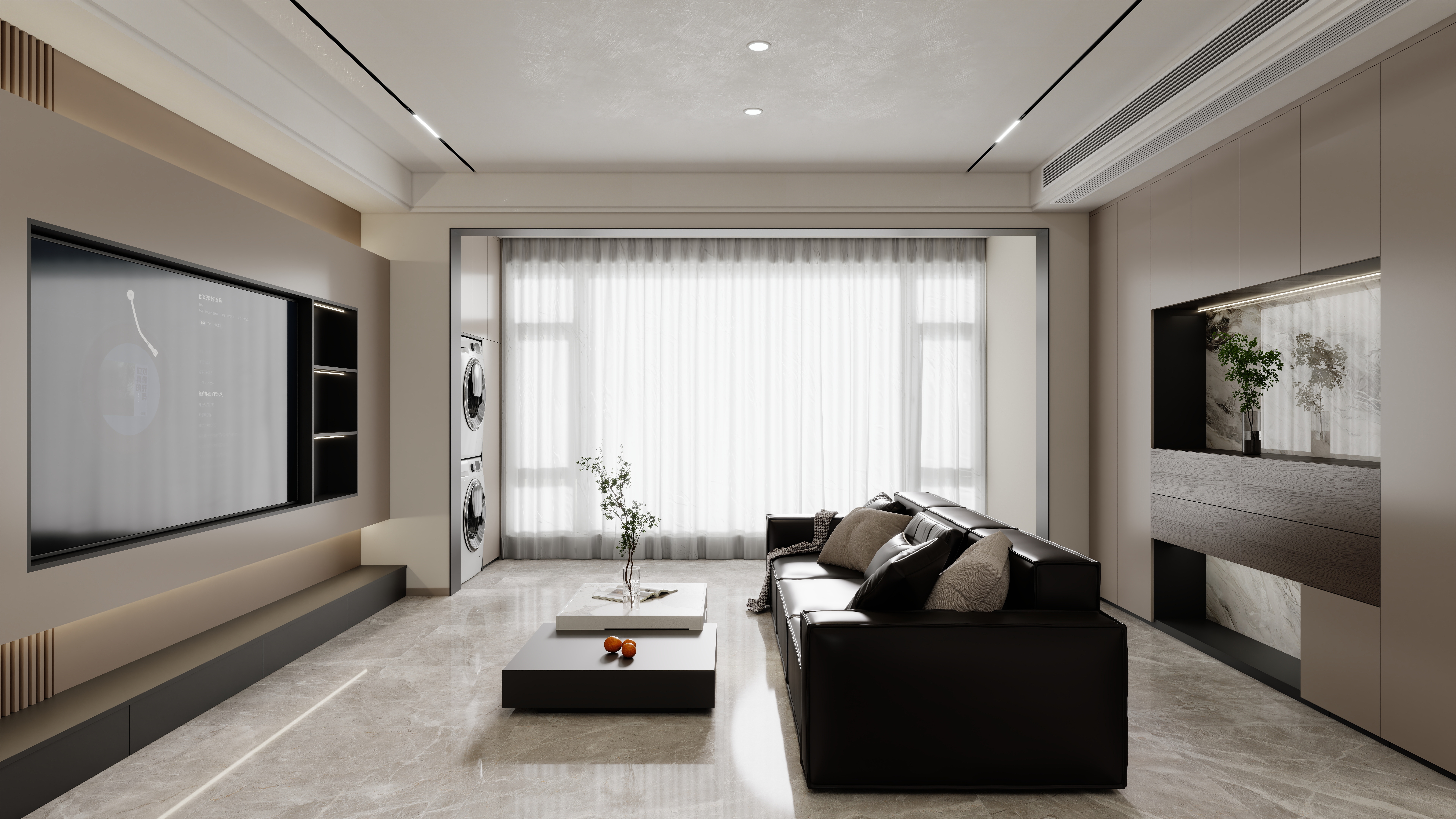 壹诺设计工作室-现代意式装修效果图