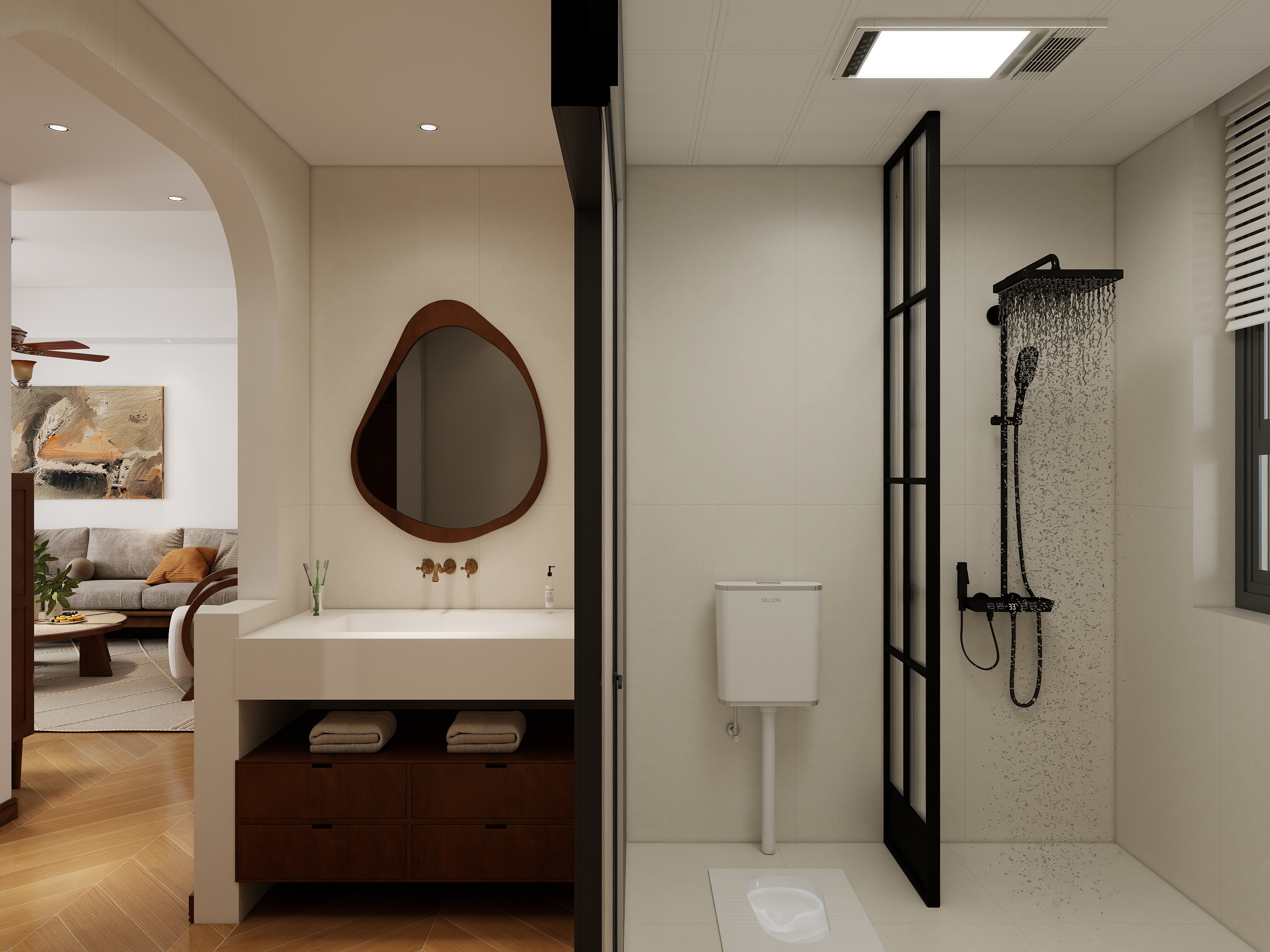 Donen姜松-普定筑家首府B2栋1单元1102-装修设计方案