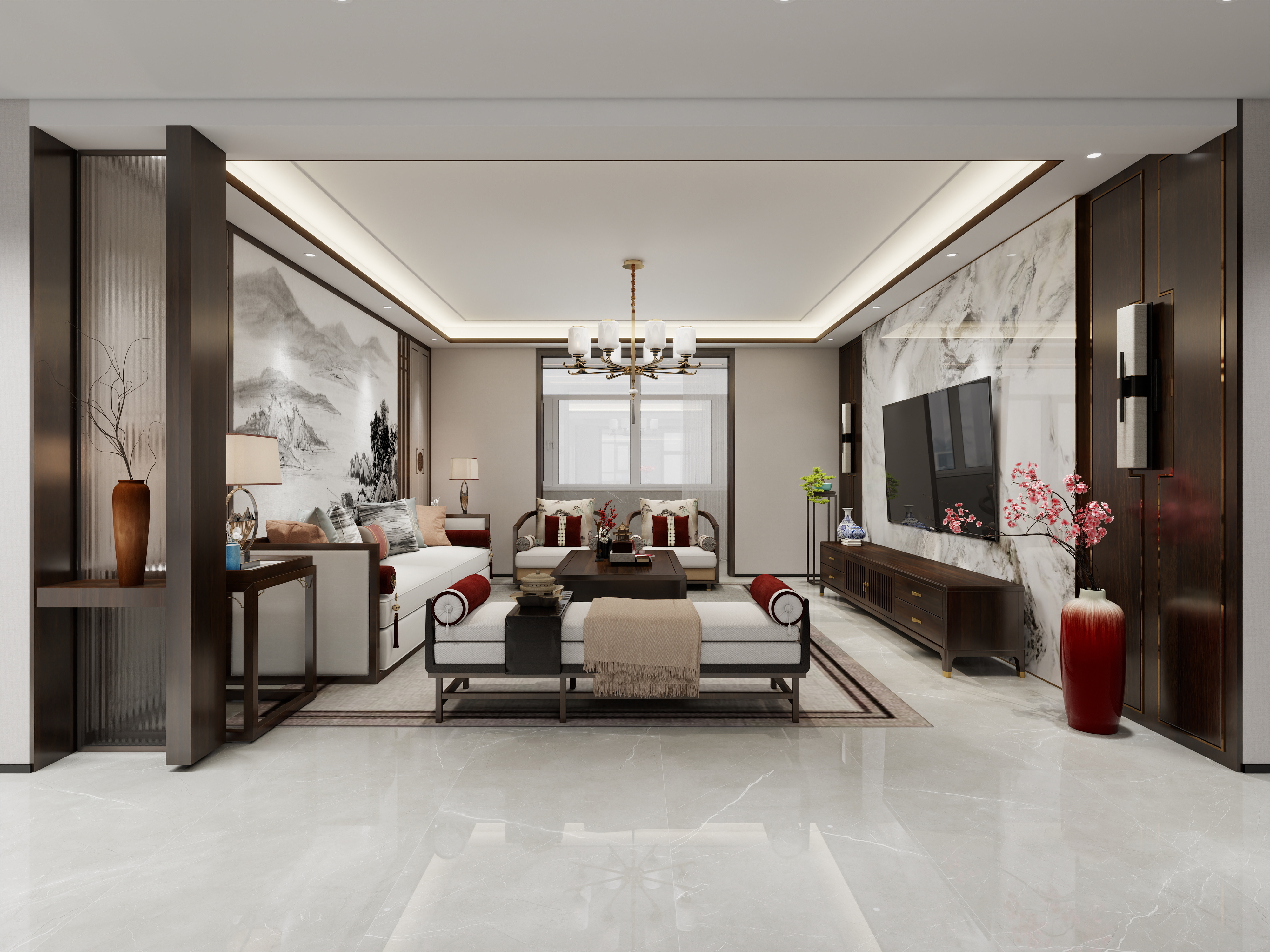 画巢设计工作室-139㎡2室新中式-装修设计方案