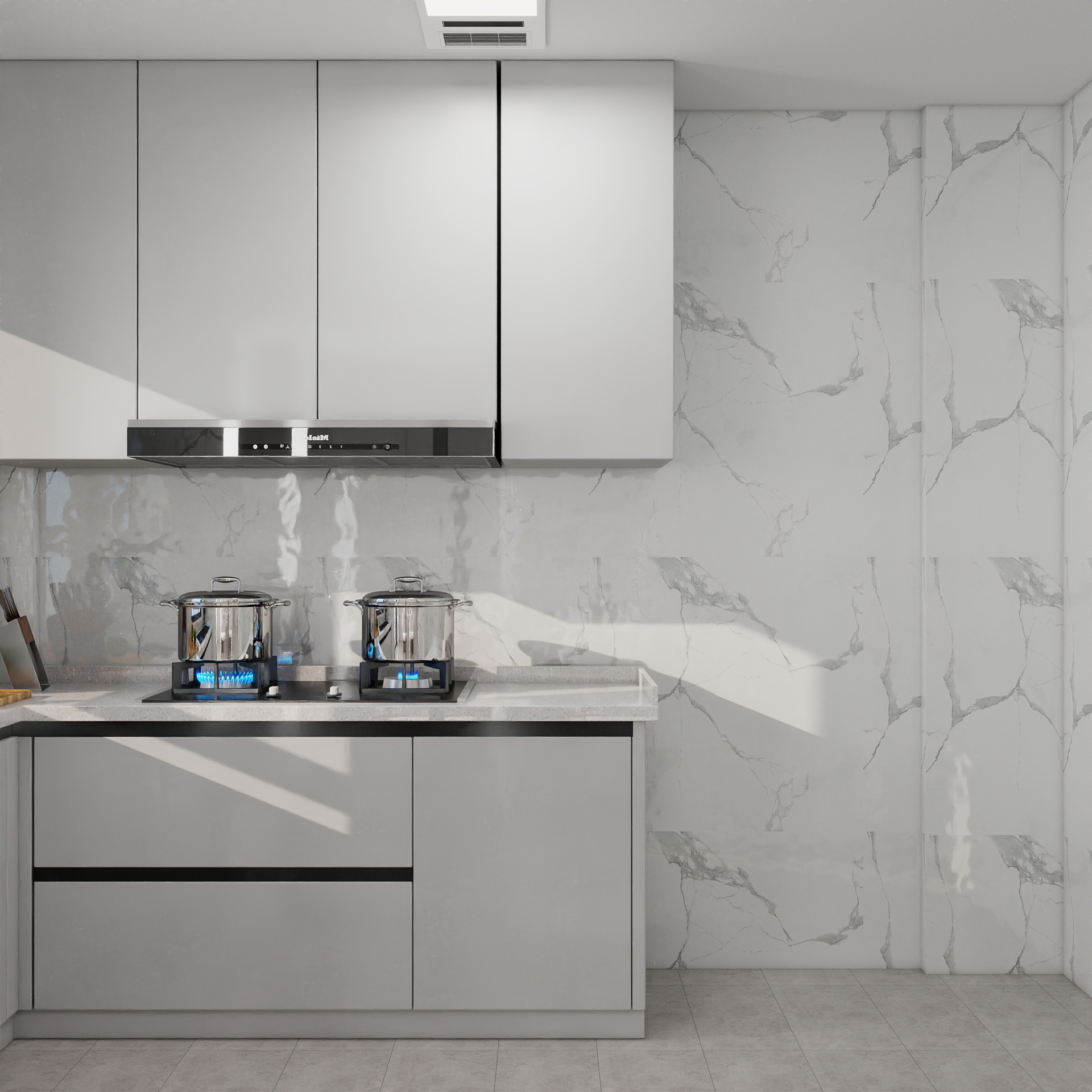 吴爽-137m²现代轻奢风格设计装修效果图