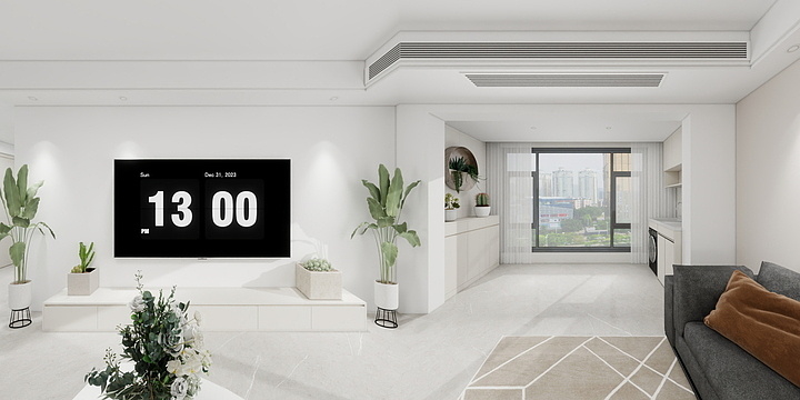 我吃西虹柿-菊花佳苑C5#1201之前-装修设计方案