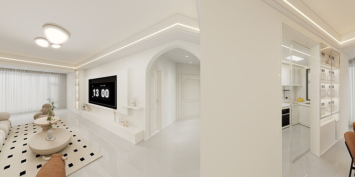 晓峰155a9923a8850-观山湖C3栋奶油风-装修设计方案