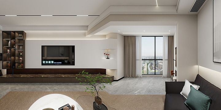 井研宏沐装饰曾旭-锦尚峰华2-7-6落地成图-装修设计方案