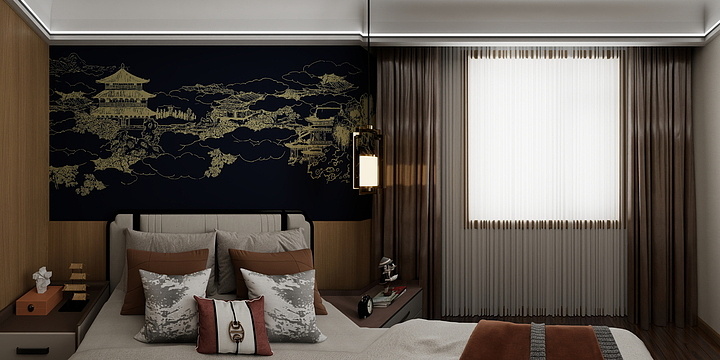 Designer阿宁-中梁.东方印-宋代美学-装修设计方案