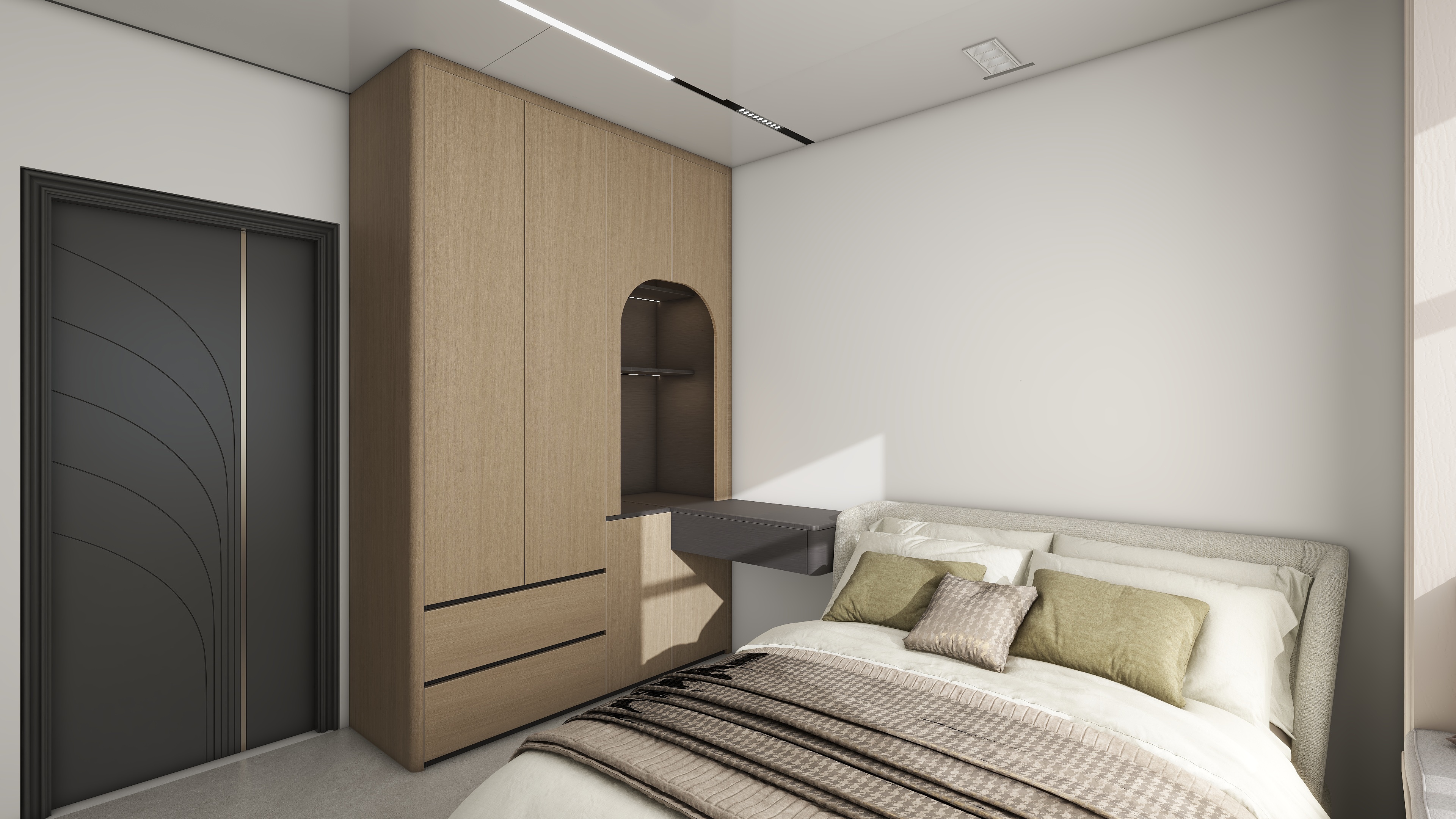 全屋定制-黄-港利锦绣雅郡2*2304-装修设计方案