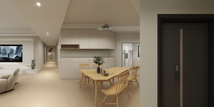 湖北黄石阳新县程用炳-奶油风-装修设计方案