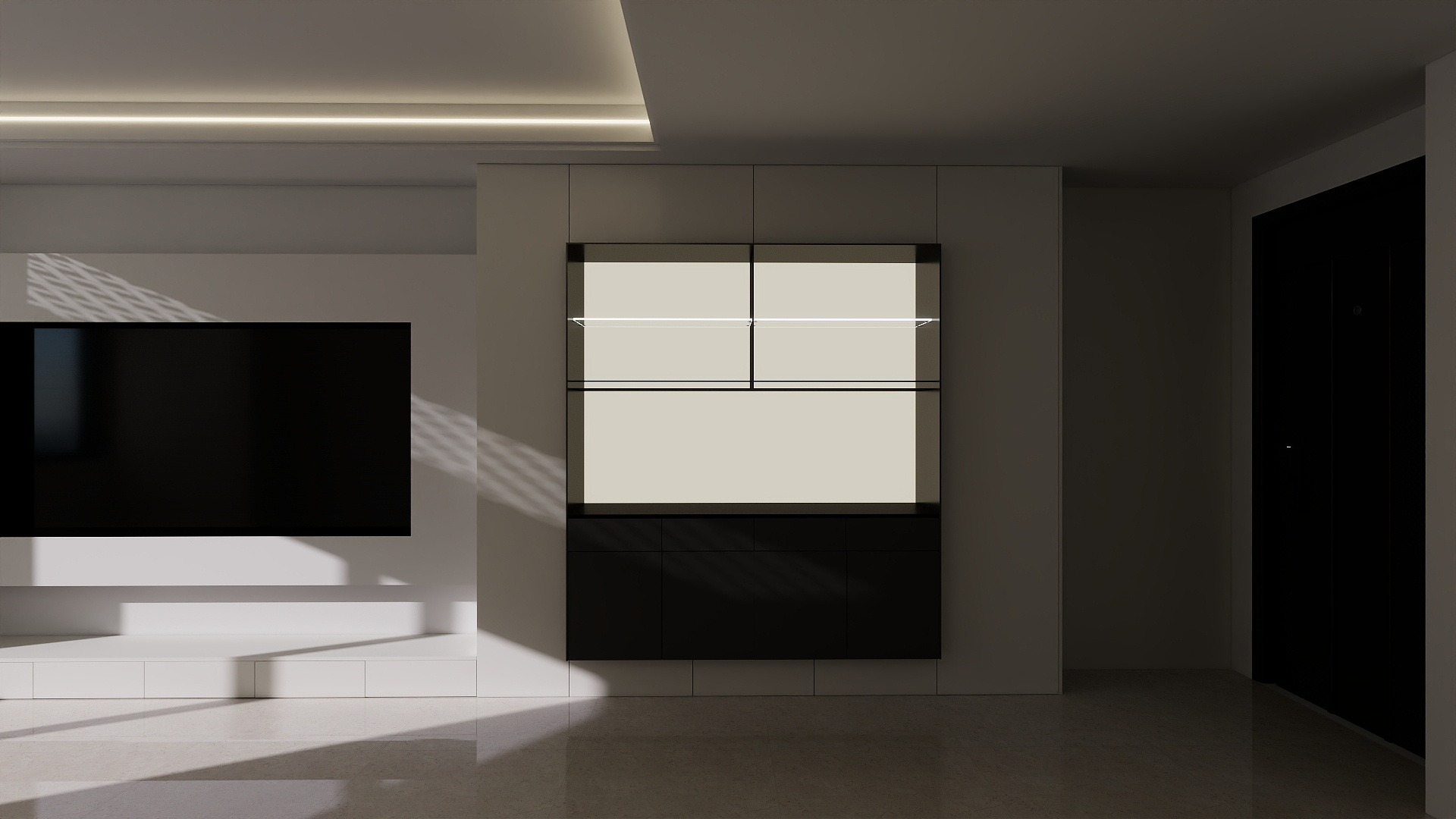 艺雅丽-82平现代简约 装修效果图