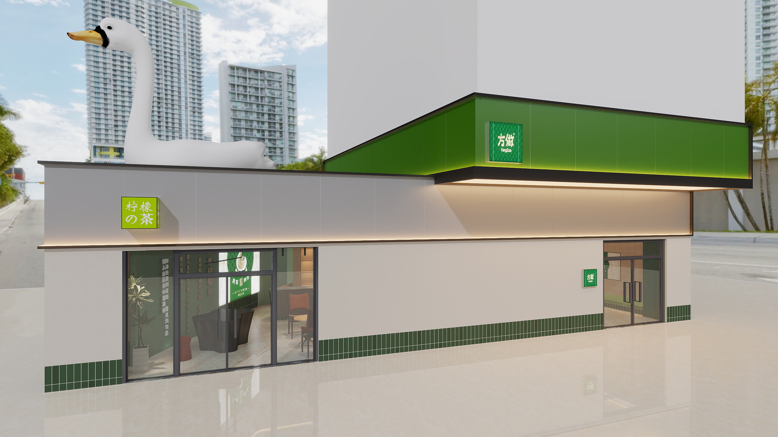 青溪设计-阳江黄鬃鹅-门头-装修设计方案