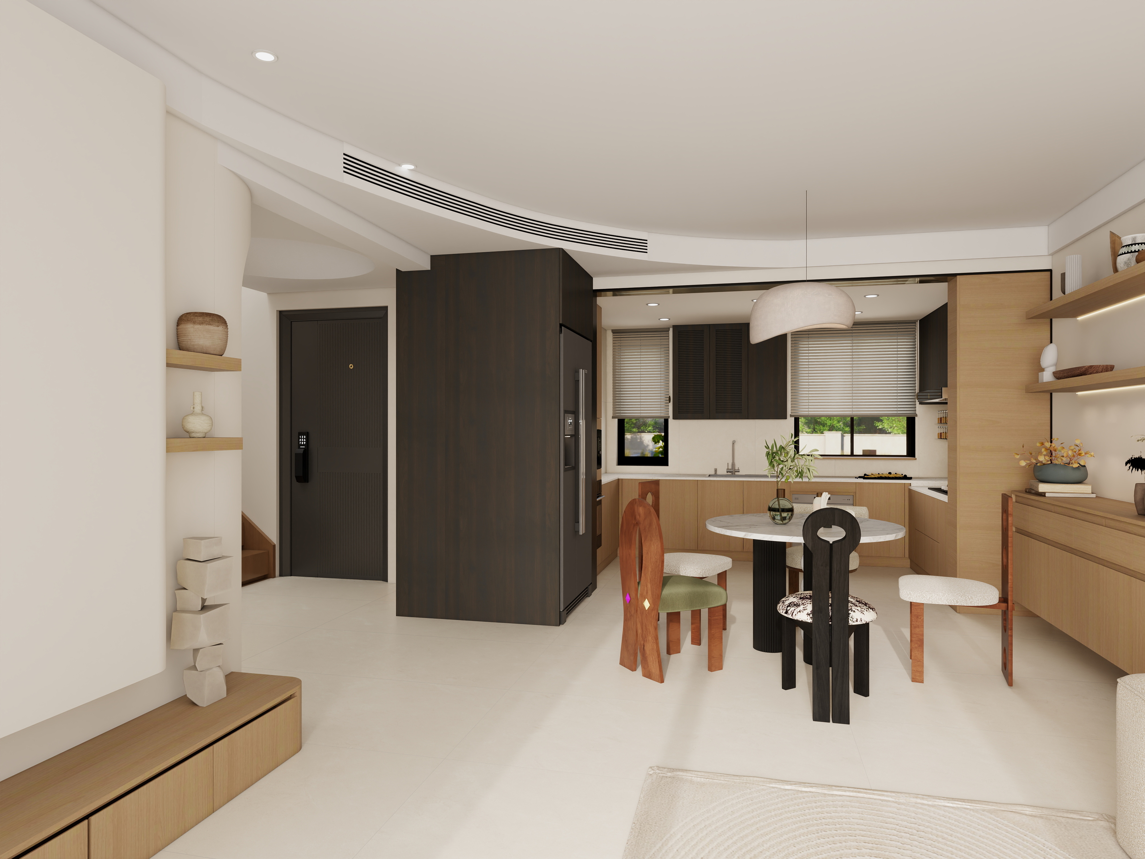 李佳洋-别墅一层装修效果图