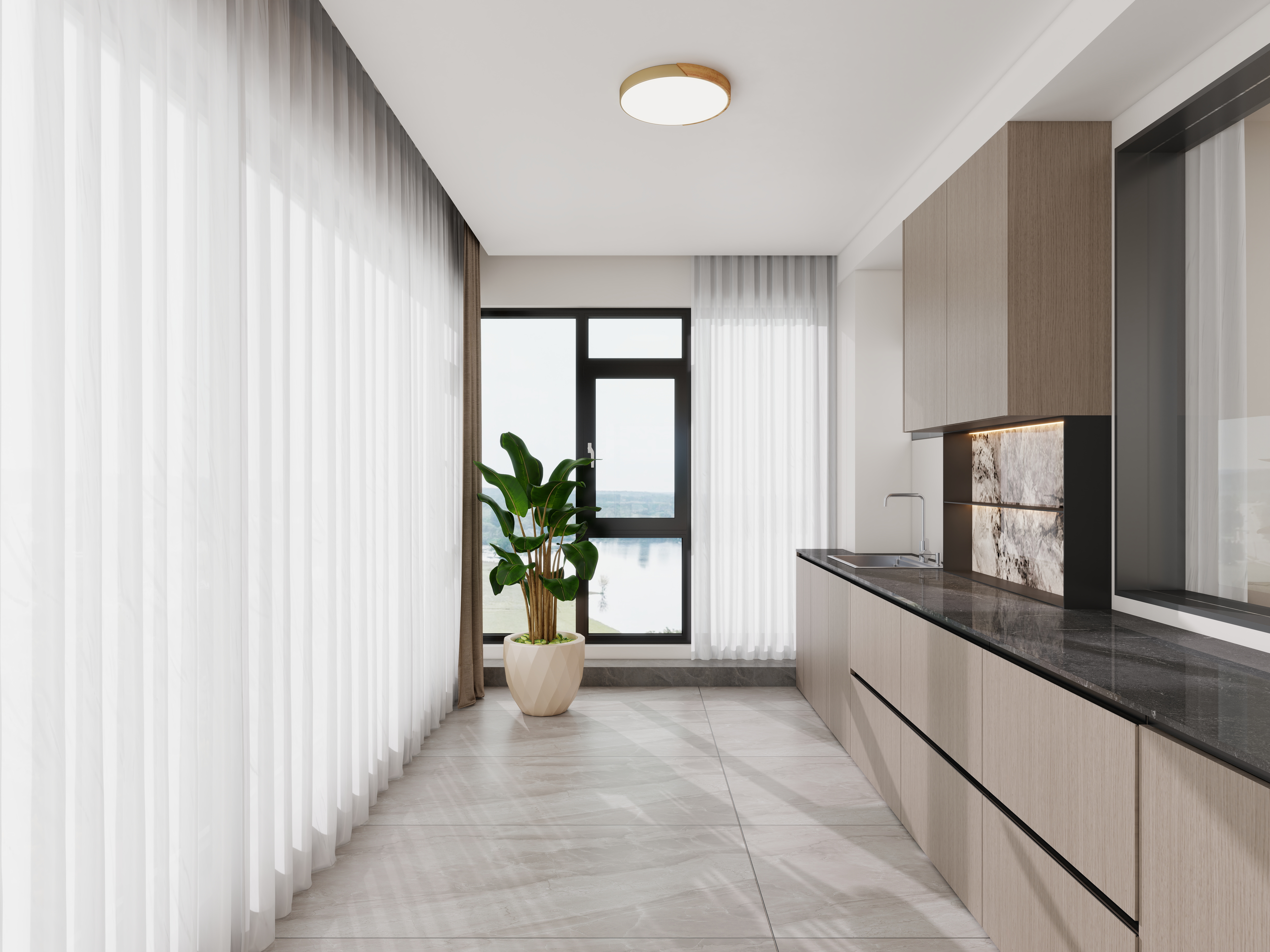 艺雅丽-153平现代简约装修效果图