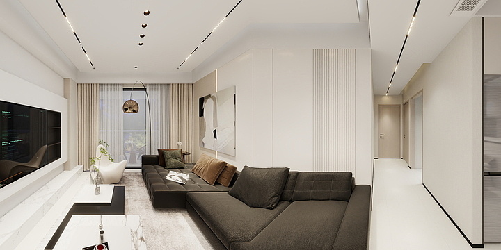 芳华设计-江南尚璟-现代轻奢风-装修设计方案