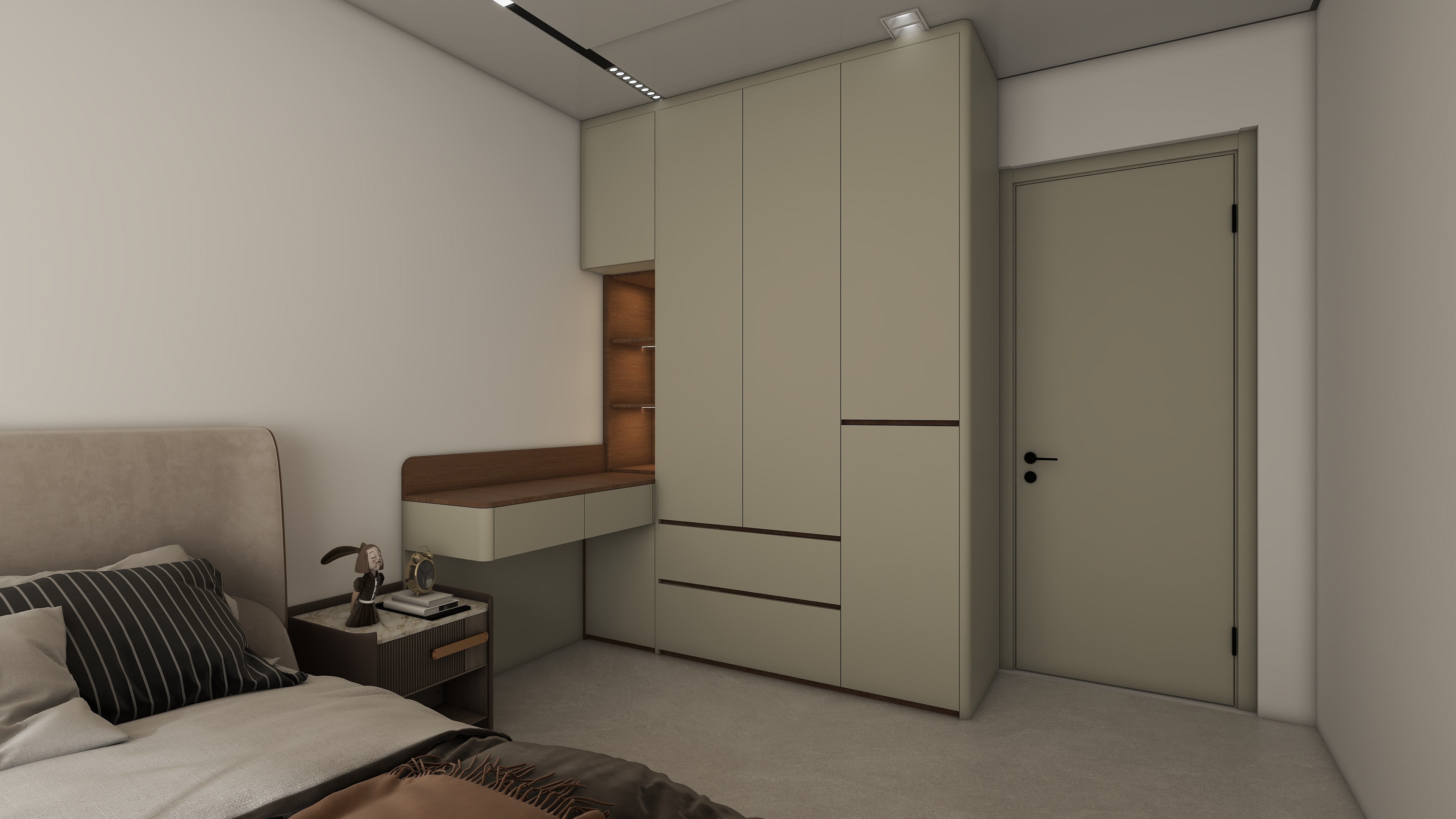 全屋定制-黄-港利锦绣雅郡6*404-装修设计方案