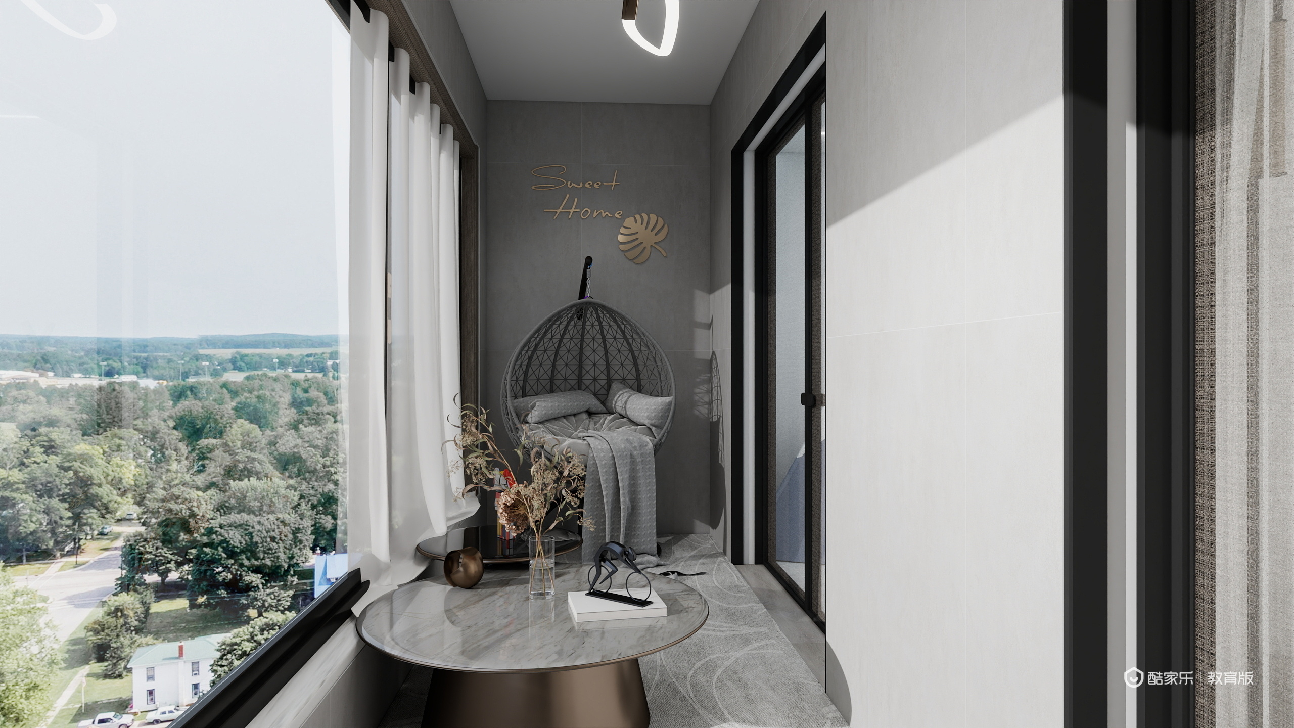 邓钿蓝-轻工业学校-邓钿蓝装修效果图