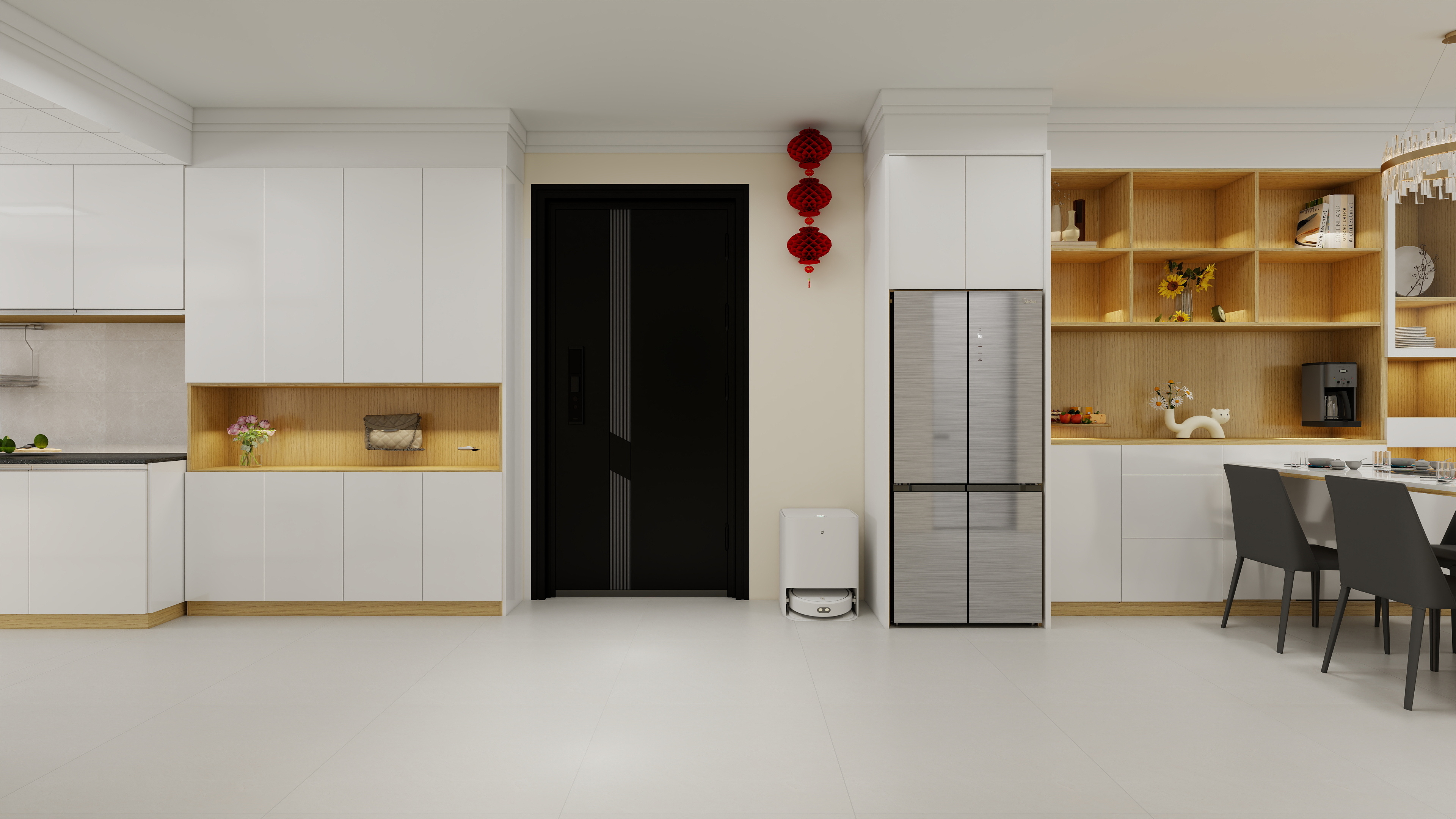 君子兰IP-包头东方天城111㎡2室-装修设计方案