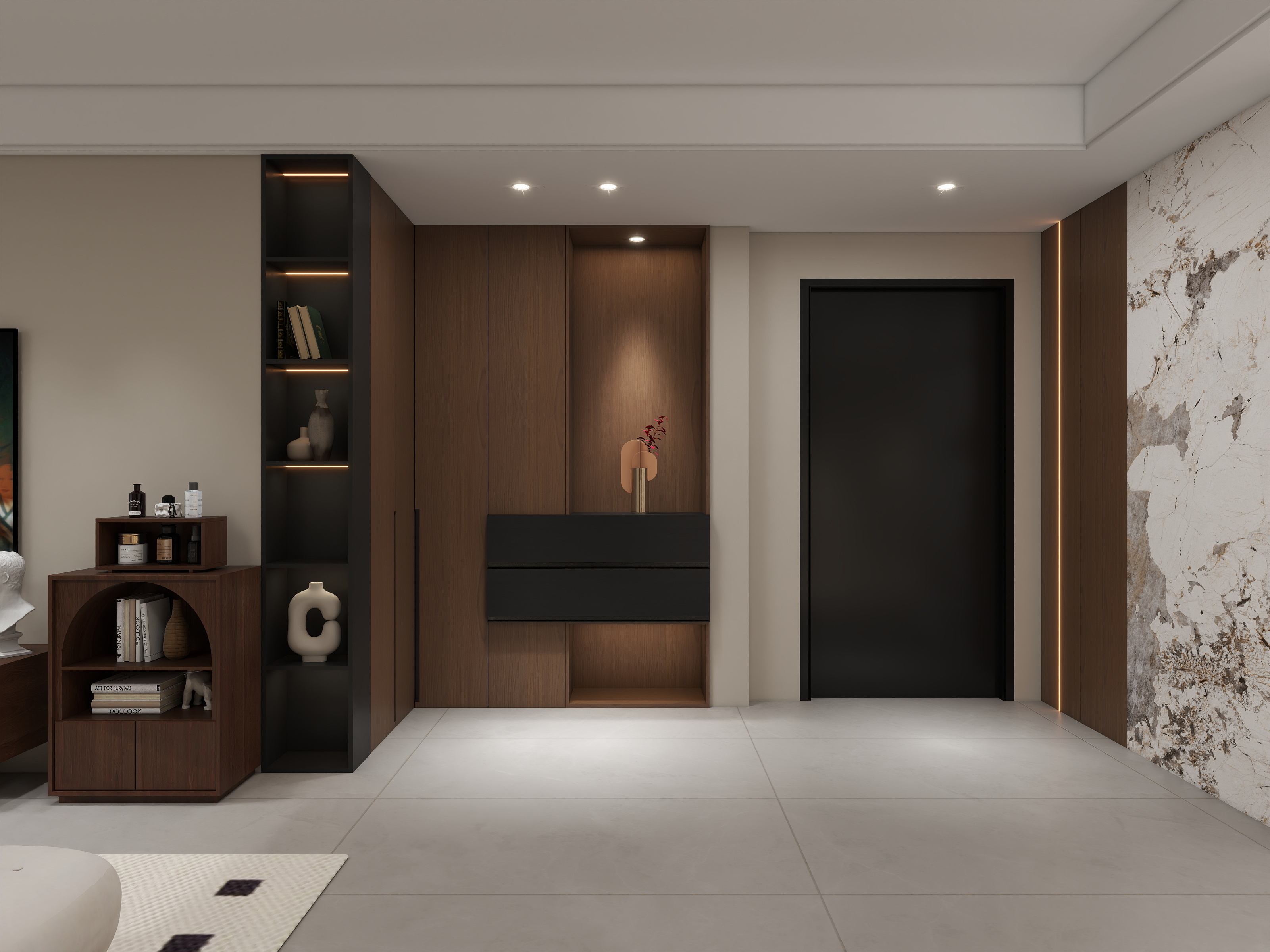 一隅空间-室内设计-玖号院-132中古 - -装修设计方案