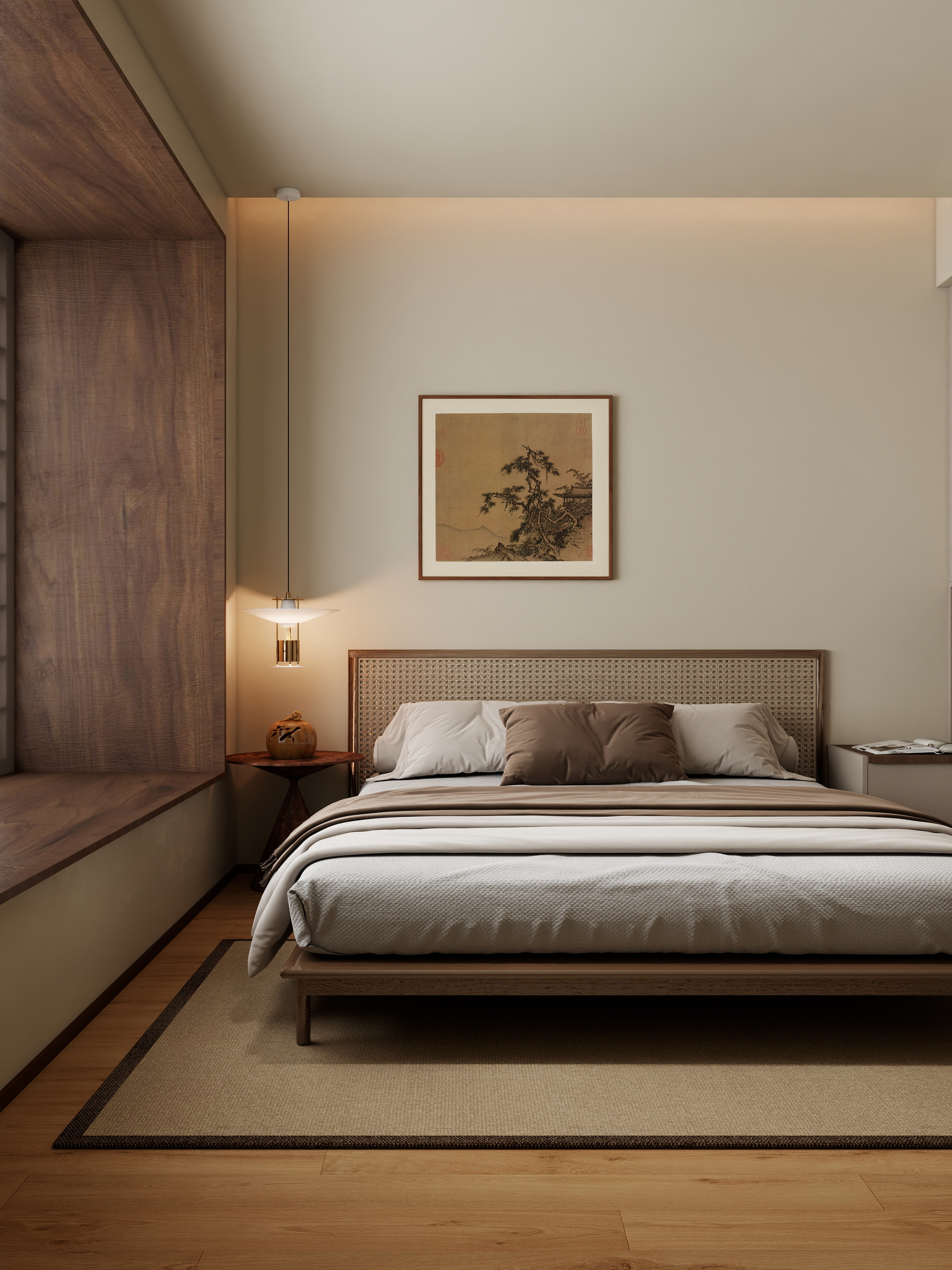 骑摩托的装修仔-铜仁：诧寂：{新中式}：143装修效果图