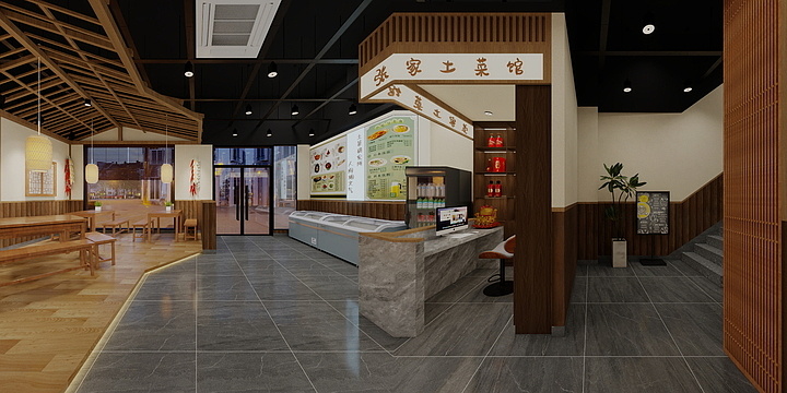 啊涛制造-非凡装饰~张家土菜馆-装修设计方案