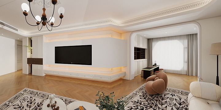 Interiordesignmiddot张-gx0421aa37x2法式中古-装修设计方案