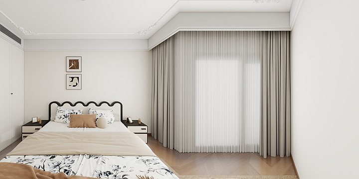 设计师~Amina-恒基森林城7-1-1501（王先生）-法式中古风-装修设计方案