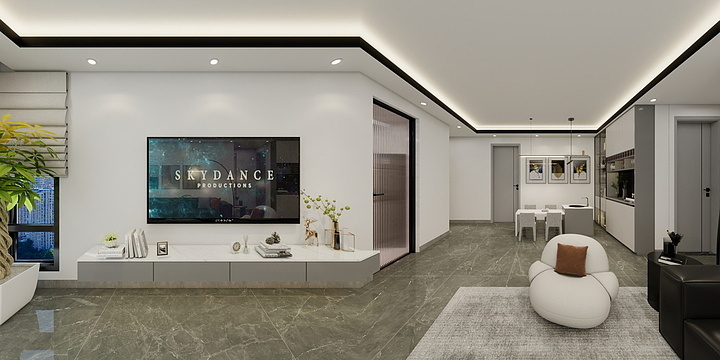 文灿全案高端设计-归云苑115平-装修设计方案